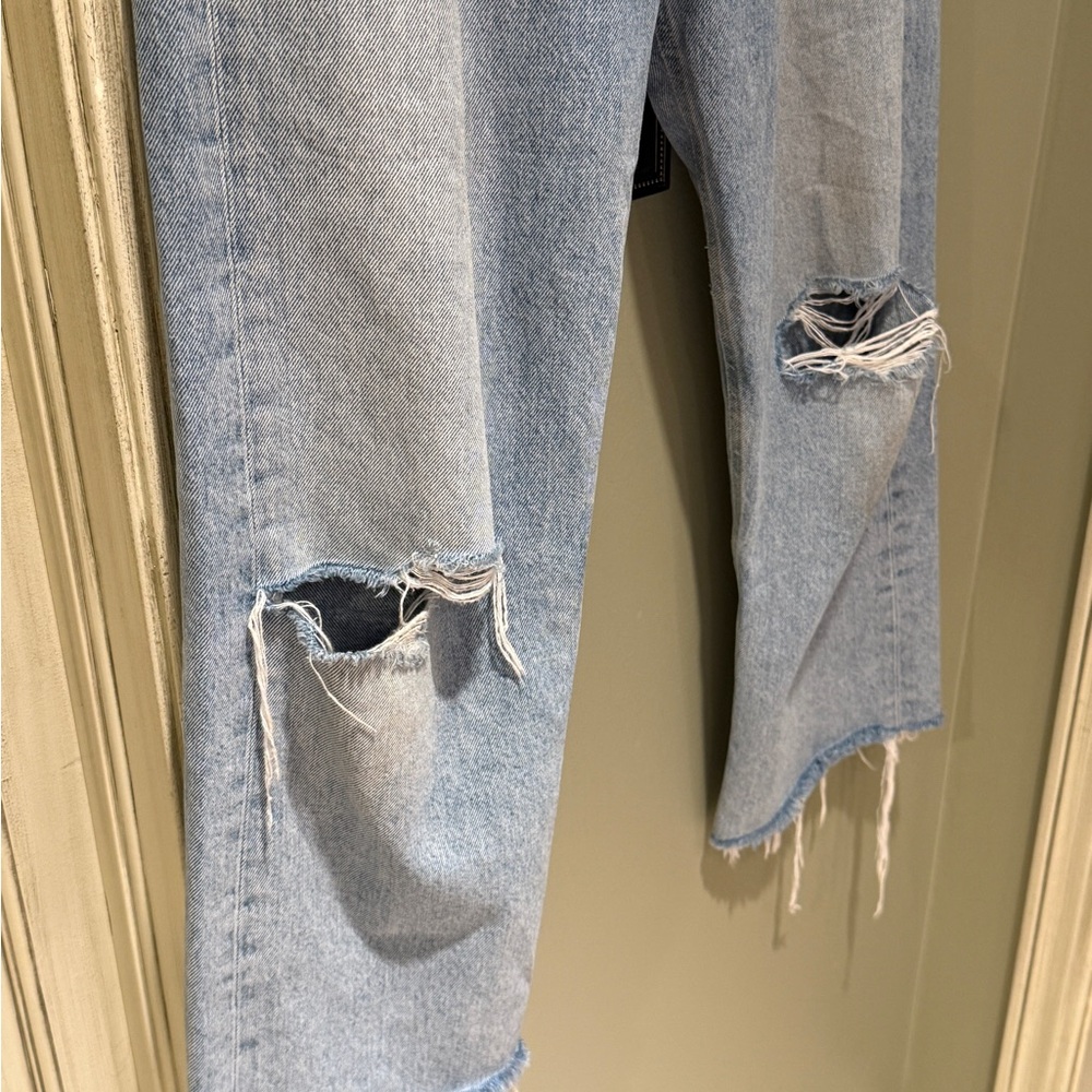 Women’s Agolde 90’s Jeans size 27 button fly cropped denim - Picture 11 of 16
